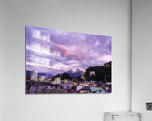 Purple and Pink Skies Over Berchtesgaden in Bavaria Germany  Acrylic Print
