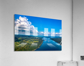 Keuka Lake NY Areal Acrylic Print