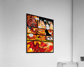 Fire Envelops Devours and Takes All 2 of 2 Original Art from A Daughter of Kings the Ruin Mist Graphic Novel Limited Edition Celebrating The Tragic Love Story from the Books by Robert Stanek Acrylic Print