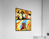 The Companions Meet Back to Back 1 of 2 Original Art from A Daughter of Kings the Ruin Mist Graphic Novel Limited Edition Celebrating The Tragic Love Story from the Books by Robert Stanek Acrylic Print