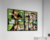 Their Passion Wins Out 2x1 Complete Original Art from A Daughter of Kings the Ruin Mist Graphic Novel Limited Edition Celebrating The Tragic Love Story from the Books by Robert Stanek Acrylic Print