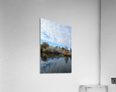 New Snow and Cloud Reflections  Acrylic Print