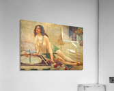 British Harem girl at a fountain Acrylic Print