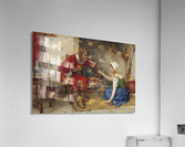 Lighting a cigarette Acrylic Print