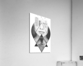 Double Exposure of a Woman and City Street Acrylic Print