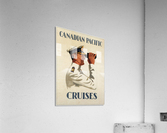 Canadian Pacific Cruises Original Travel Poster Acrylic Print