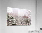 Snow in Sedona  Arizona Acrylic Print