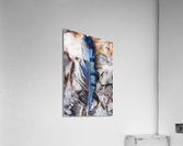 Blue Jay Feather on a Bed Of Leaves Acrylic Print