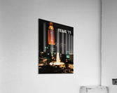1971 University of Texas Tower Art Acrylic Print