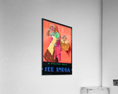 See India travel poster  Acrylic Print