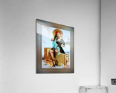 Welcome Traveler by Gil Elvgren Classic Xzendor7 Old Masters Reproductions Acrylic Print