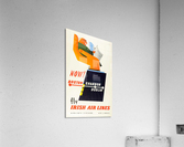 Vintage Poster for Irish Air Lines  Acrylic Print
