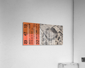 1962 Syracuse vs. Oklahoma Football Ticket Art Acrylic Print