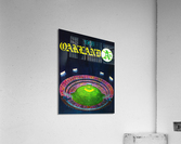 1968 Oakland Athletics Baseball Art Acrylic Print