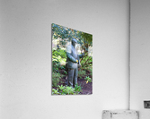Statues wearing masks Acrylic Print