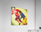 1938 Vintage Football Cover Art Remix Acrylic Print
