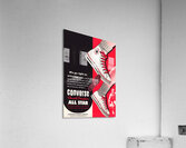 1962 Converse Chuck Taylor Shoe Ad Metal Sign Acrylic Print