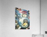 1985 Oklahoma vs. Nebraska Football Program Cover Art Acrylic Print