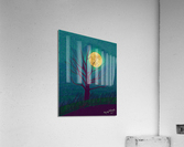 Full Moon Honor Tree Acrylic Print