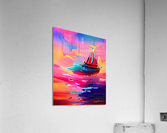 Rainbow Sailing  Acrylic Print