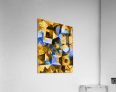 Blocks Blue and Yellow Acrylic Print