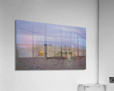 Winter beach in France Acrylic Print