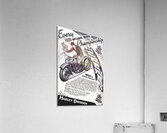 1935 Vintage Harley Davidson Ad Poster Acrylic Print