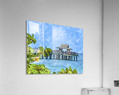 Turtles View Naples Pier Acrylic Print