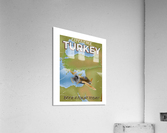 Turkey vintage travel poster Acrylic Print
