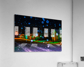 Snowy Main Street Acrylic Print