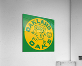 1968 Oakland Oaks Basketball Art Acrylic Print