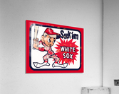 1978 Sock Em White Sox Art Metal Sign Acrylic Print