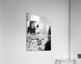 BW   Candid Retrospective 2001   Hair Day Curls   William Robert Stanek   Rare Limited Edition  Acrylic Print
