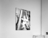 BW   Candid Retrospective 2001   Oh Yeah Slide Away   William Robert Stanek   Rare Limited Edition  Acrylic Print
