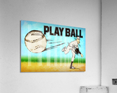 1975 Play Ball Baseball Art Acrylic Print
