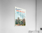 Bienvenue a Monaco poster  Acrylic Print