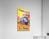 The Coronation Scot travel poster Acrylic Print