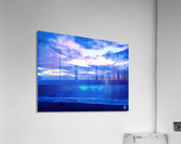 ocean rainbow clouds Impression acrylique