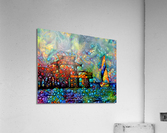 Naples Pier Bubble Burst Acrylic Print