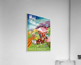 Australia Land of Tomorrow poster  Acrylic Print