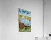 Eupen Belgium original vintage travel poster from 1928  Acrylic Print