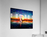Lunar Sailboat Sailing Acrylic Print
