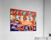 Folk Art Fox. Lizzie M Acrylic Print