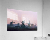 Kinderdijk in Morning Acrylic Print