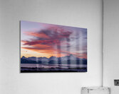 Red Kachemak Sky  Acrylic Print