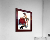 Aw Come On by Gil Elvgren Remastered Vintage Art Xzendor7 Reproductions Acrylic Print