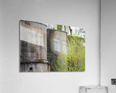 Davis Mill Silos - Abandoned in Lenoir County NC Acrylic Print