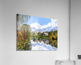 Reflets sur la riviere Acrylic Print