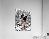 Black Mink by Gil Elvgren Remastered Retro Art Xzendor7 Reproductions Acrylic Print