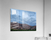 Full Moon and Hills Acrylic Print